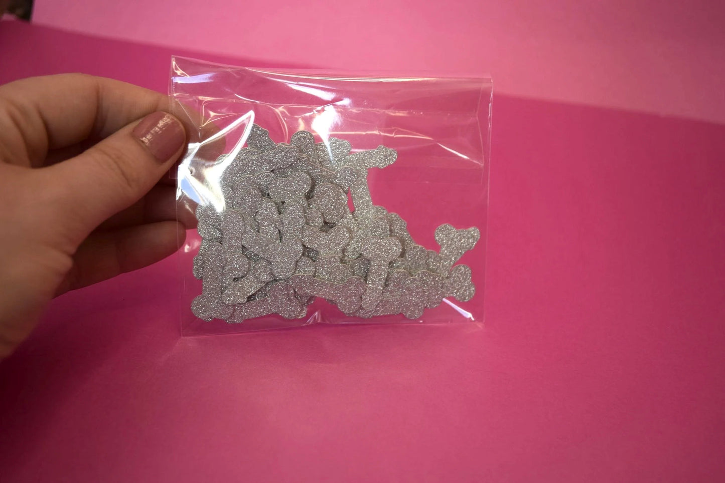 Silver Glitter Hen Party Willy Confetti